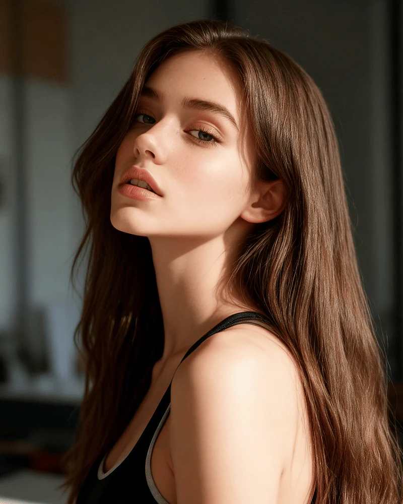 Lighting adjustment portrait