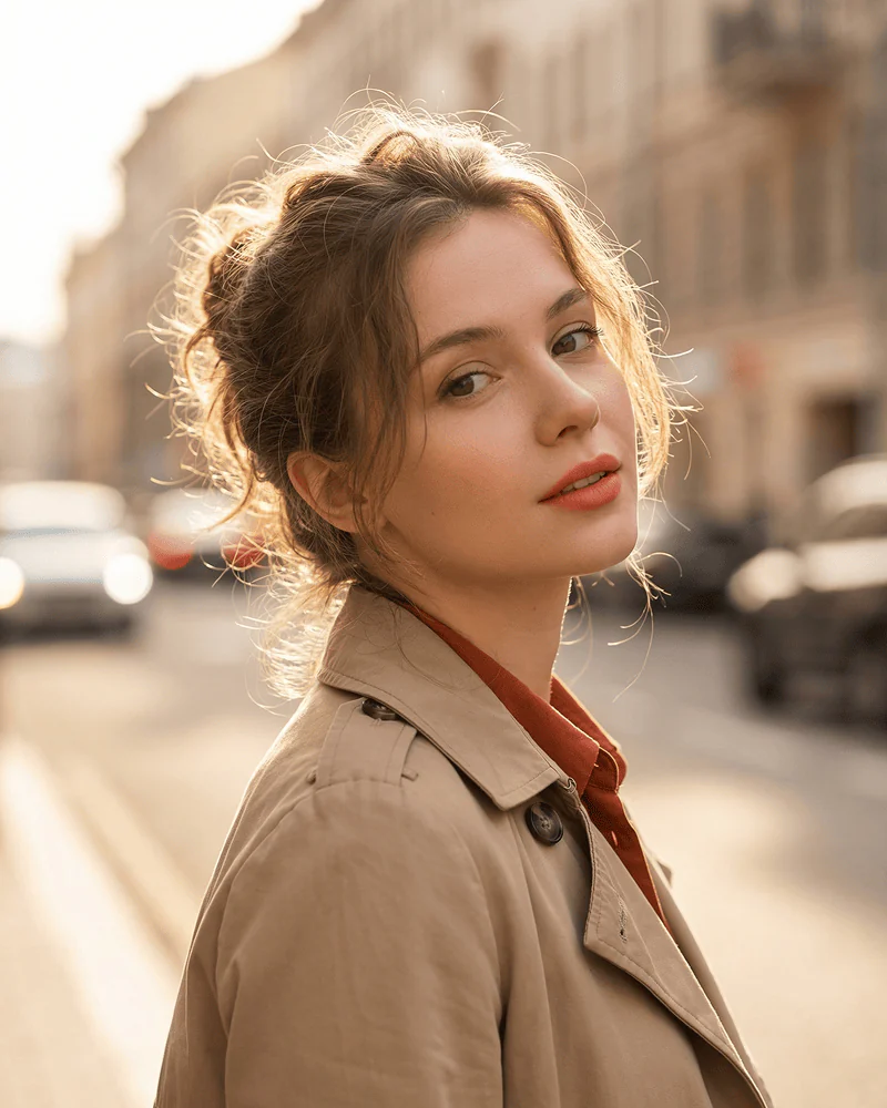 Weather adjustment portrait